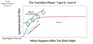The Transition Phase: I Got It, I lost it. Spiritual Bliss to Stagnation