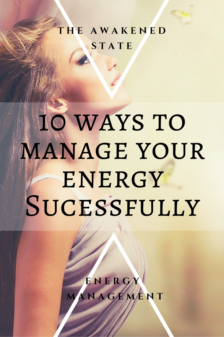 mange your energy