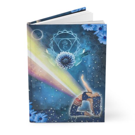 Throat Chakra Empowerment Hardcover Matte Journal, Spiritual Gift chakra gift Spiritual Journal Energy healing Journal Energy Work - Image 3